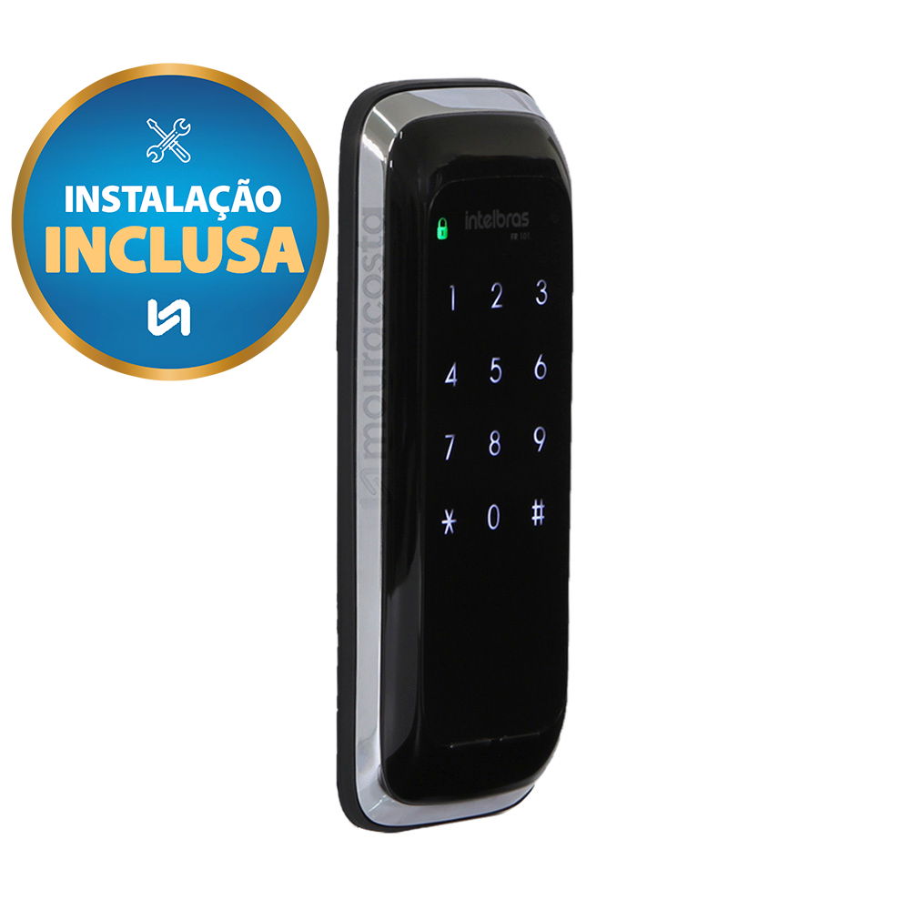 Com Instalação - Fechadura Digital Eletrô...